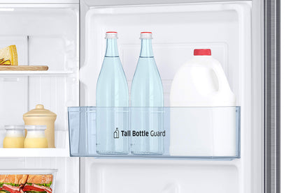 Samsung 236L 2 Star Inverter Frost-Free Convertible 3 In 1 Double Door Refrigerator Appliance (RT28C3732S8/HL,Elegant Inox) 