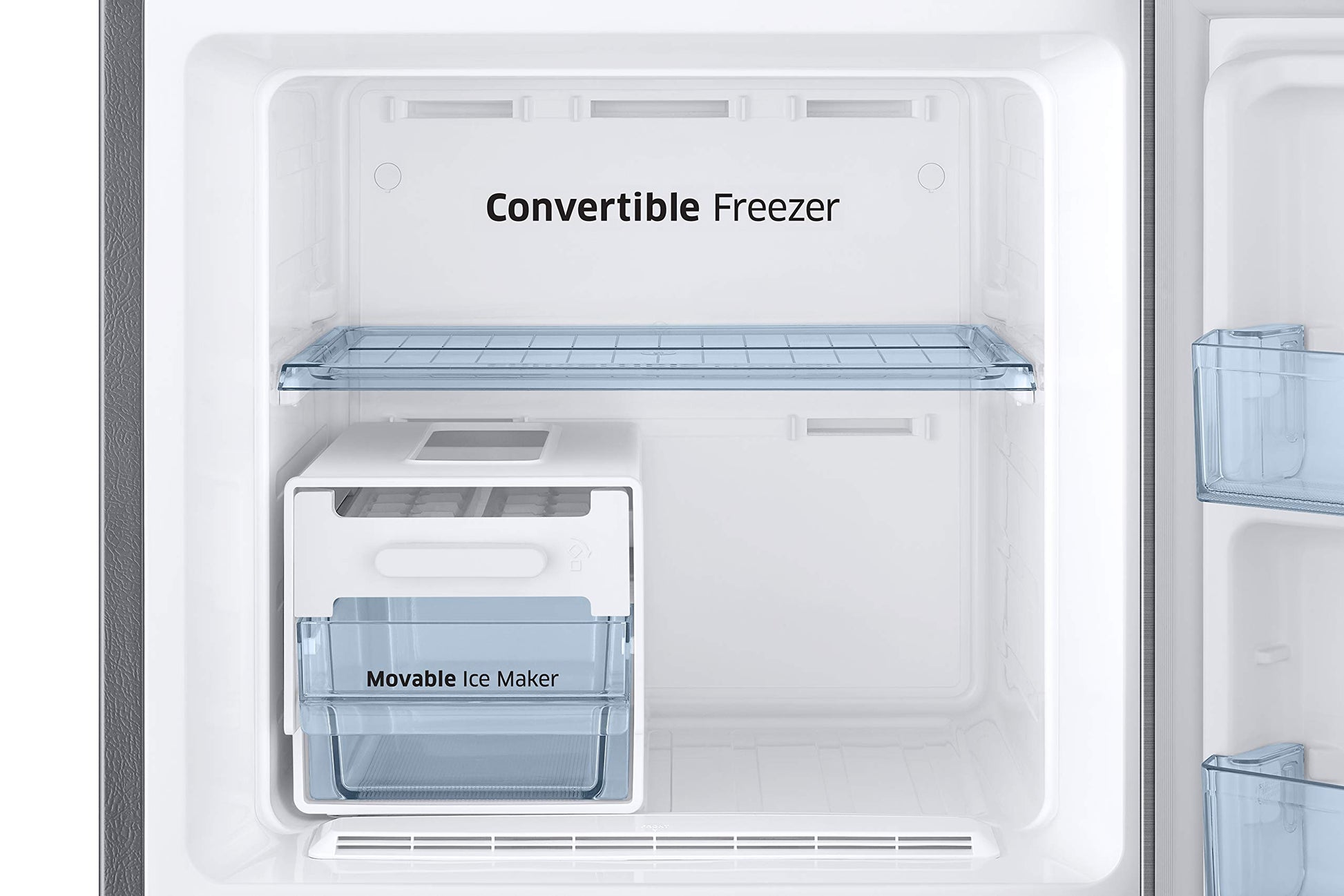 Samsung 236L 2 Star Inverter Frost-Free Convertible 3 In 1 Double Door Refrigerator Appliance (RT28C3732S8/HL,Elegant Inox) 