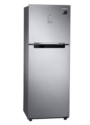 Samsung 236L 2 Star Inverter Frost-Free Convertible 3 In 1 Double Door Refrigerator Appliance (RT28C3732S8/HL,Elegant Inox) 
