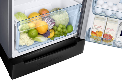 Samsung 236L 2 Star Inverter Frost-Free Convertible 3 In 1 Double Door Refrigerator Appliance (RT28C3832S8/HL,Elegant Inox), Base Stand Drawer 