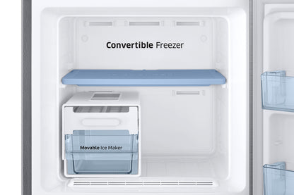 Samsung 236L 2 Star Inverter Frost-Free Convertible 3 In 1 Double Door Refrigerator Appliance (RT28C3832S8/HL,Elegant Inox), Base Stand Drawer 