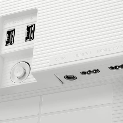 Samsung 32" (80cm) M5 Smart Monitor with Smart TV Experience|FHD 1920 x 1080|Screen Mirroring TV Plus|Speakers|Adaptive Sound|Wi-Fi|HDMI|Bluetooth|LS32FM501EWXXL|White 