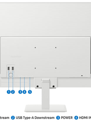 Samsung 32" (80cm) M5 Smart Monitor with Smart TV Experience|FHD 1920 x 1080|Screen Mirroring TV Plus|Speakers|Adaptive Sound|Wi-Fi|HDMI|Bluetooth|LS32FM501EWXXL|White 
