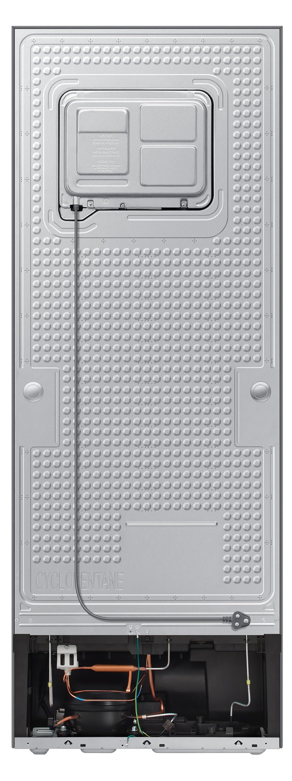 Samsung 330 L, 2 Star, Convertible 5-in-1, Digital Inverter, Frost Free Double Door, WiFi Enabled Bespoke AI Refrigerator (RT34DG5A2BSLHL, Real Steel, Silver) 