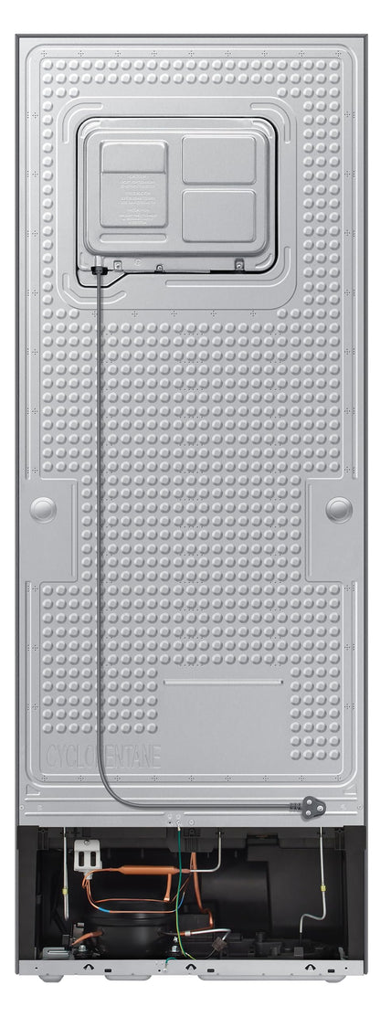 Samsung 330 L, 2 Star, Convertible 5-in-1, Digital Inverter, Frost Free Double Door, WiFi Enabled Bespoke AI Refrigerator (RT34DG5A2BSLHL, Real Steel, Silver) 