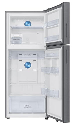 Samsung 396 L, 2 Star, Convertible 5-in-1, Digital Inverter, Frost Free Double Door, Bespoke AI WiFi Enabled Refrigerator (RT41DG6A2BSLHL, Silver, Real Steel) 