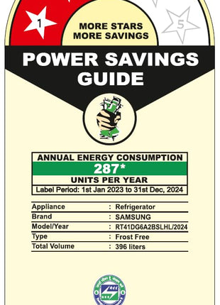 Samsung 396 L, 2 Star, Convertible 5-in-1, Digital Inverter, Frost Free Double Door, Bespoke AI WiFi Enabled Refrigerator (RT41DG6A2BSLHL, Silver, Real Steel) 