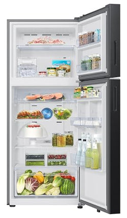 Samsung 396 L, 3 Star, Convertible 5-in-1, Digital Inverter, Frost Free Double Door, Bespoke AI WiFi Enabled Refrigerator (RT41DG6A4DB1HL, Black Matte/Black DOI) 