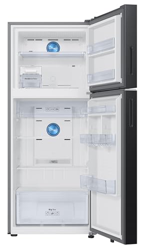 Samsung 396 L, 3 Star, Convertible 5-in-1, Digital Inverter, Frost Free Double Door, Bespoke AI WiFi Enabled Refrigerator (RT41DG6A4DB1HL, Black Matte/Black DOI) 