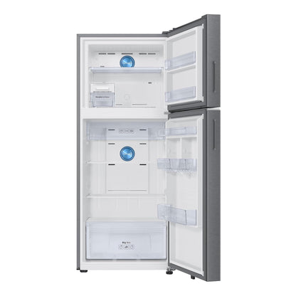Samsung 396 L Frost Free Double Door Refrigerator 2 Star Convertible 5-in-1 Digital Inverter Bespoke AI WiFi Enabled (RT41DG6A2BS8, Silver, Real Steel, 2025 Model) 