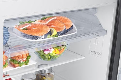 Samsung 419 L, 3 Star, Convertible 5-in-1, Digital Inverter, Frost Free Double Door, Bespoke AI WiFi Enabled Refrigerator (RT45DG6A4DB1HL, Black Matte/Black DOI) 