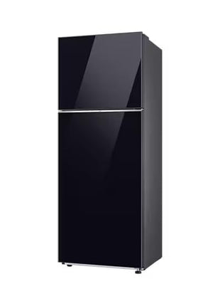 Samsung 465 Litres 1 Star Frost Free Double Door Smart Wifi Enabled Refrigerator with AI Energy Mode (RT51DB682A22TL, Black Glass) 