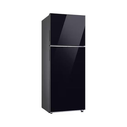 Samsung 465 Litres 1 Star Frost Free Double Door Smart Wifi Enabled Refrigerator with AI Energy Mode (RT51DB682A22TL, Black Glass) 