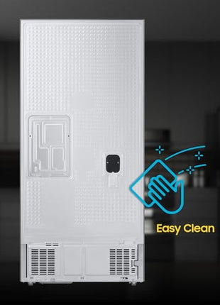 Samsung 550 L, Convertible, Digital Inverter, Frost Free French Door Refrigerator (RF57A5032S9/TL, Silver, Refined Inox) 