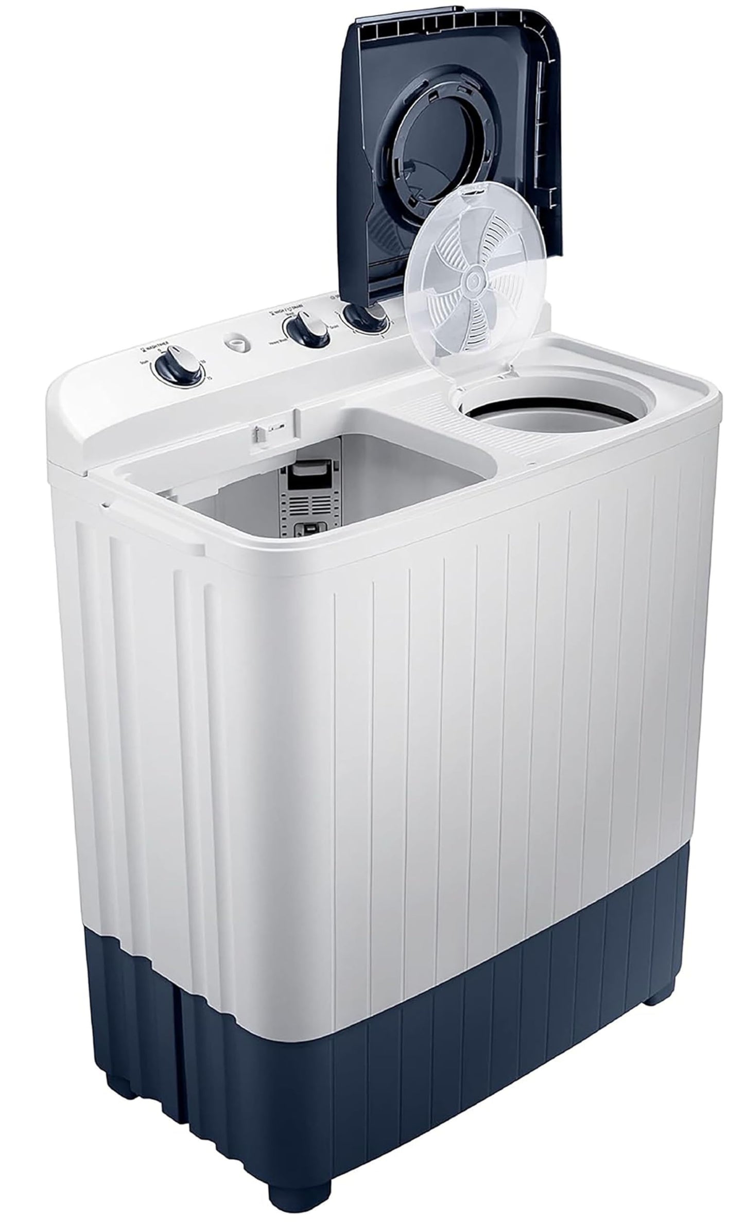 Samsung 6.5 kg, 5 star, Semi-Automatic Top Load Washing Machine (WT65R2200LL/TL, Air Turbo Drying, LIGHT GRAY) 