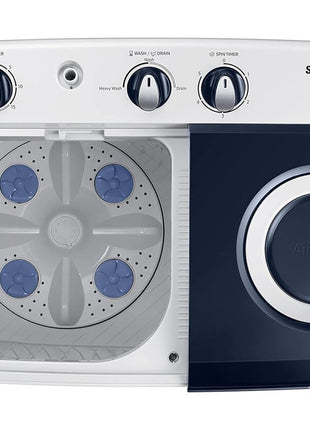 Samsung 6.5 kg, 5 star, Semi-Automatic Washing Machine (WT65R2200LL/TL, Air Turbo Drying, LIGHT GRAY) 