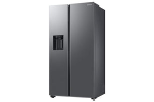 Samsung 633 L, 3 Star, Frost Free, Double Door, Convertible 5-in-1 Digital Inverter, Side By Side Refrigerator with AI, WiFi & Water & Ice Dispenser (RS78CG8543S9HL, Silver, Refined Inox) 