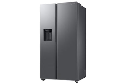 Samsung 633 L, 3 Star, Frost Free, Double Door, Convertible 5-in-1 Digital Inverter, Side By Side Refrigerator with AI, WiFi & Water & Ice Dispenser (RS78CG8543S9HL, Silver, Refined Inox) 