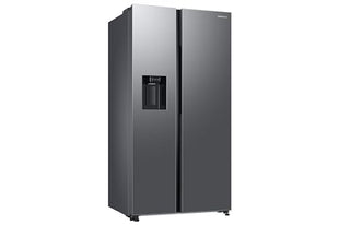 Samsung 633 L, 3 Star, Frost Free, Double Door, Convertible 5-in-1 Digital Inverter, Side By Side Refrigerator with AI, WiFi & Water & Ice Dispenser (RS78CG8543S9HL, Silver, Refined Inox) 
