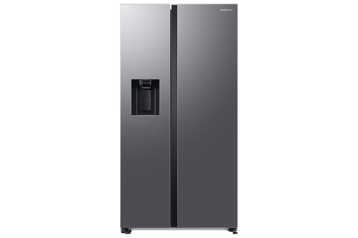 Samsung 633 L, 3 Star, Frost Free, Double Door, Convertible 5-in-1 Digital Inverter, Side By Side Refrigerator with AI, WiFi & Water & Ice Dispenser (RS78CG8543S9HL, Silver, Refined Inox) 
