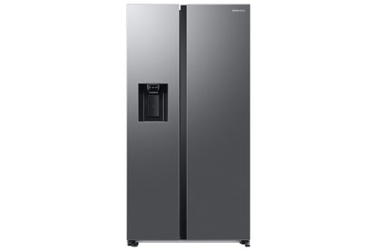 Samsung 633 L, 3 Star, Frost Free, Double Door, Convertible 5-in-1 Digital Inverter, Side By Side Refrigerator with AI, WiFi & Water & Ice Dispenser (RS78CG8543S9HL, Silver, Refined Inox) 