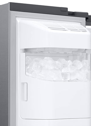 Samsung 633 L, 3 Star, Frost Free, Double Door, Convertible 5-in-1 Digital Inverter, Side By Side Refrigerator with AI, WiFi & Water & Ice Dispenser (RS78CG8543S9HL, Silver, Refined Inox) 