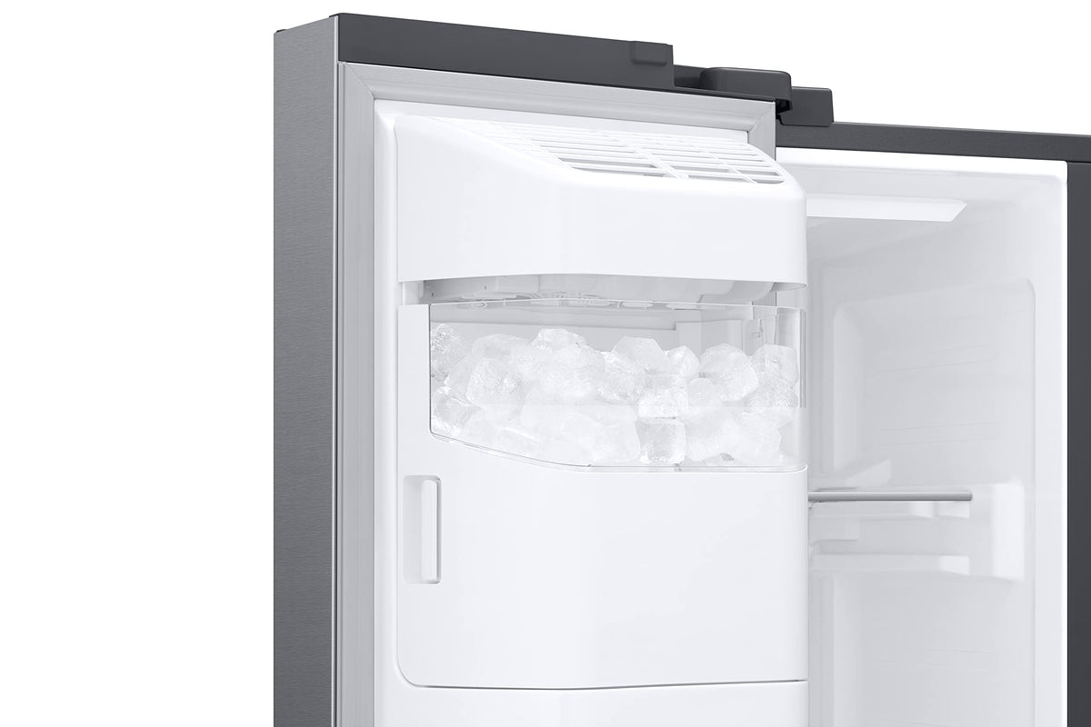 Samsung 633 L, 3 Star, Frost Free, Double Door, Convertible 5-in-1 Digital Inverter, Side By Side Refrigerator with AI, WiFi & Water & Ice Dispenser (RS78CG8543S9HL, Silver, Refined Inox) 