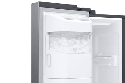 Samsung 633 L, 3 Star, Frost Free, Double Door, Convertible 5-in-1 Digital Inverter, Side By Side Refrigerator with AI, WiFi & Water & Ice Dispenser (RS78CG8543S9HL, Silver, Refined Inox) 