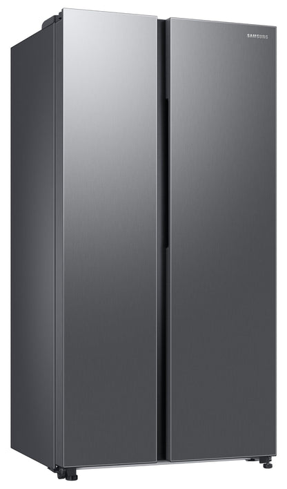 Samsung 653 L, 3 Star, Frost Free, Double Door, Convertible 5-in-1 Digital Inverter, Side By Side AI Enabled Smart Refrigerator with WiFi (RS76CG8003S9HL, Silver, Refined Inox, 2025 Model) 