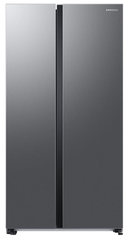 Samsung 653 L, 3 Star, Frost Free, Double Door, Convertible 5-in-1 Digital Inverter, Side By Side AI Enabled Smart Refrigerator with WiFi (RS76CG8003S9HL, Silver, Refined Inox, 2025 Model) 