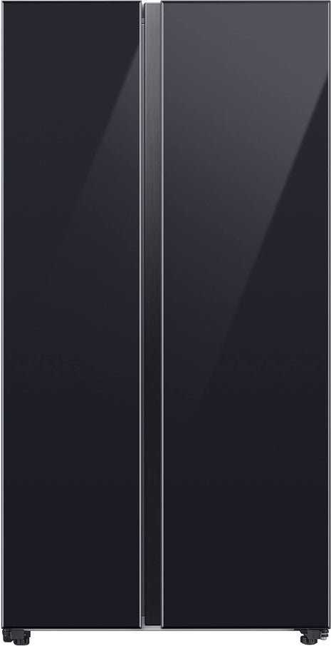 Samsung 653L Convertible 5 In 1 Digital Inverter Side by Side Refrigerator Appliance, (RS76CB811333HL, Glam Deep Charcoal) 