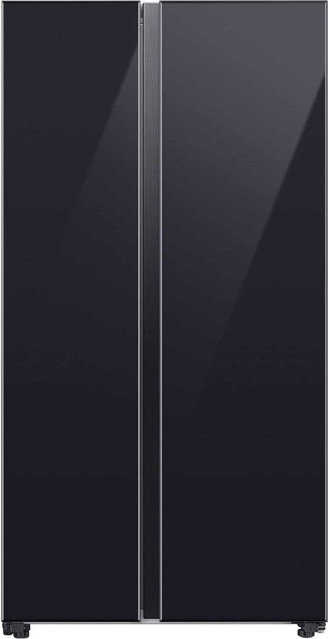 Samsung 653L Convertible 5 In 1 Digital Inverter Side by Side Refrigerator Appliance, (RS76CB811333HL, Glam Deep Charcoal) 