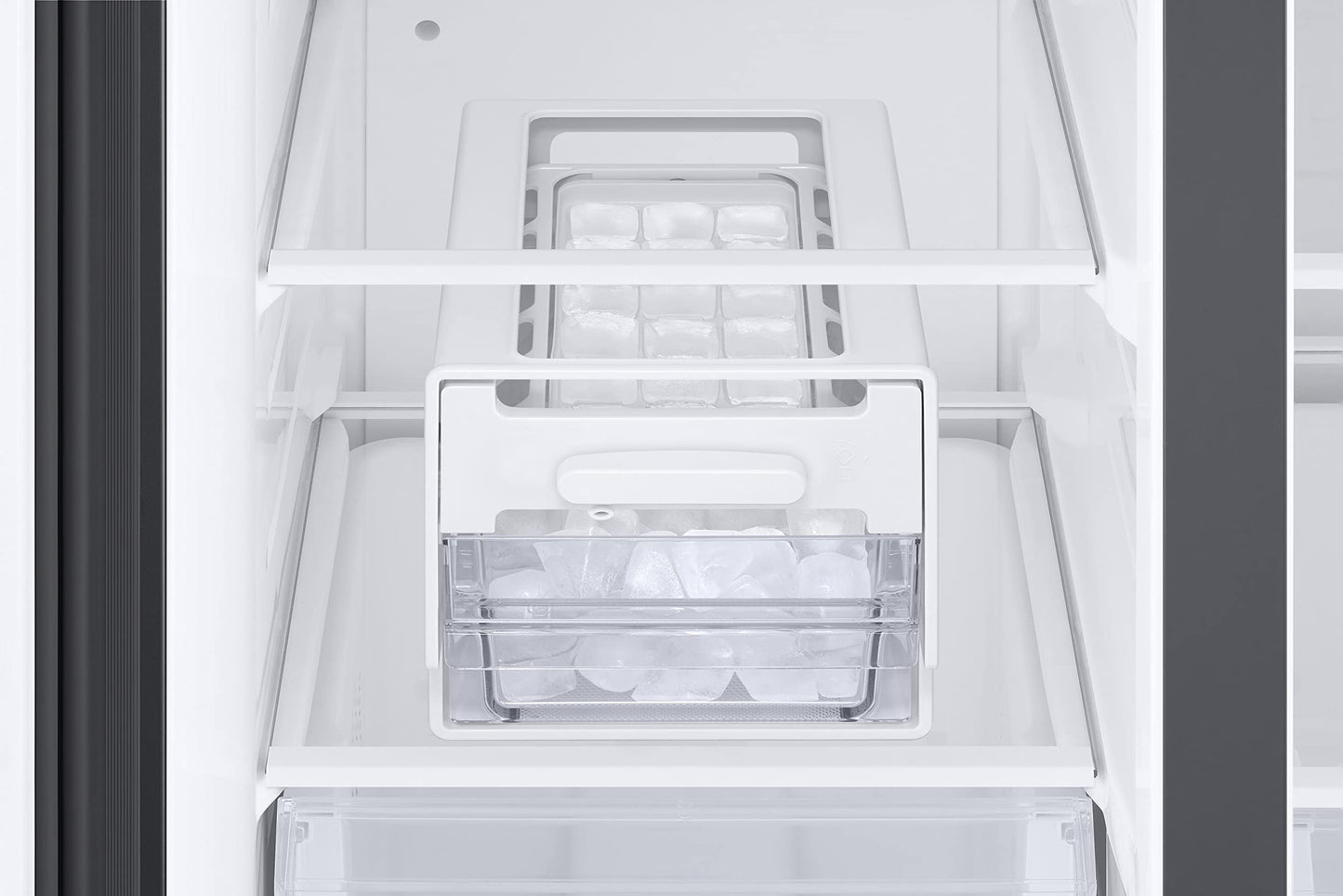 Samsung 653L Convertible 5 In 1 Digital Inverter Side by Side Refrigerator Appliance, (RS76CB811333HL, Glam Deep Charcoal) 