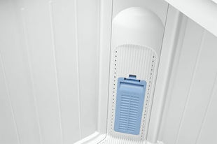 Samsung 7.5 Kg Inverter 5 Star Semi Automatic Top Load Washing Machine (WT75B3200RR/TL, Light Grey & Red Base, Air turbo drying) 