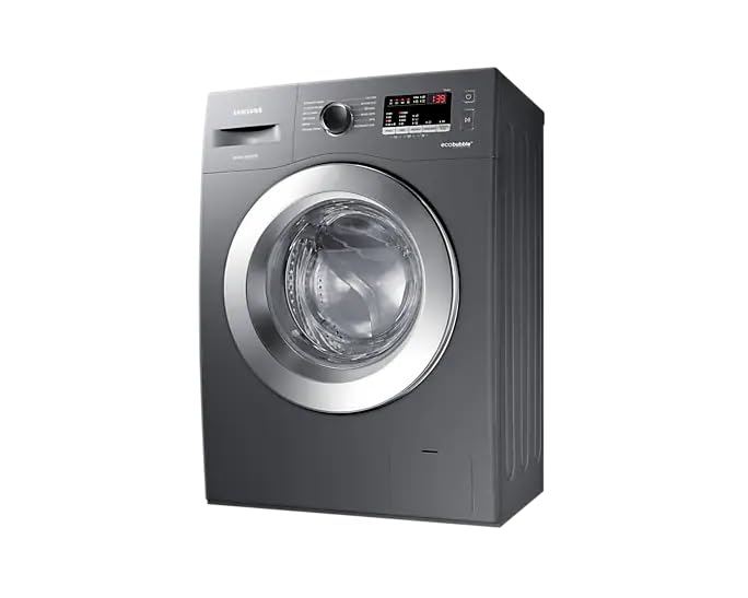 Samsung 7 KG Front Load washing machine, EcoBubble, DIT Motor, Hygiene Steam, WW70R22EK0X 