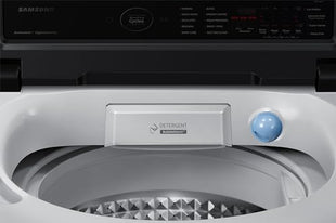 Samsung 7 kg, 5 star, Eco Bubble Technology with Super Speed, Soft Closing Door, Fully-Automatic Top Load Washing Machine (WA70BG4545BGTL, Light Gray) 