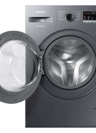 Samsung 7 kg, 5 star, EcoBubble Technology, Hygiene Steam with Inbuilt Heater, Digital Inverter, Fully-Automatic Front Load Washing Machine (WW70R22EK0X/TL, INOX GRAY) 