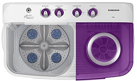 Samsung 7 kg, 5 star, Semi-Automatic Washing Machine (WT70M3000UU/TL, Air Turbo Drying, LIGHT GRAY) 