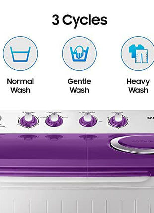 Samsung 7 kg, 5 star, Semi-Automatic Washing Machine (WT70M3000UU/TL, Air Turbo Drying, LIGHT GRAY) 