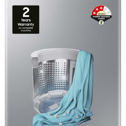 Samsung 7 kg, Fully-Automatic Top Load Washing Machine (WA70A4002GS/TL, Imperial Silver) 