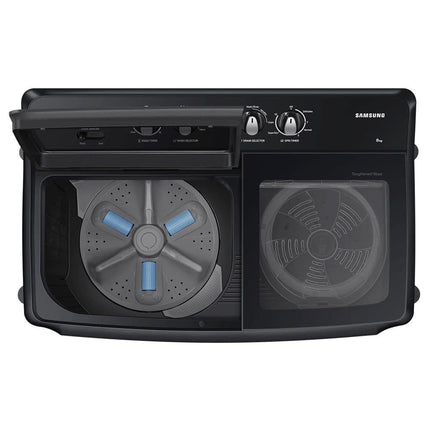 Samsung 8 5 Star Semi-Automatic Top Load Washing Machine Appliance (WT80B3560GB/TL,DARK GRAY) 