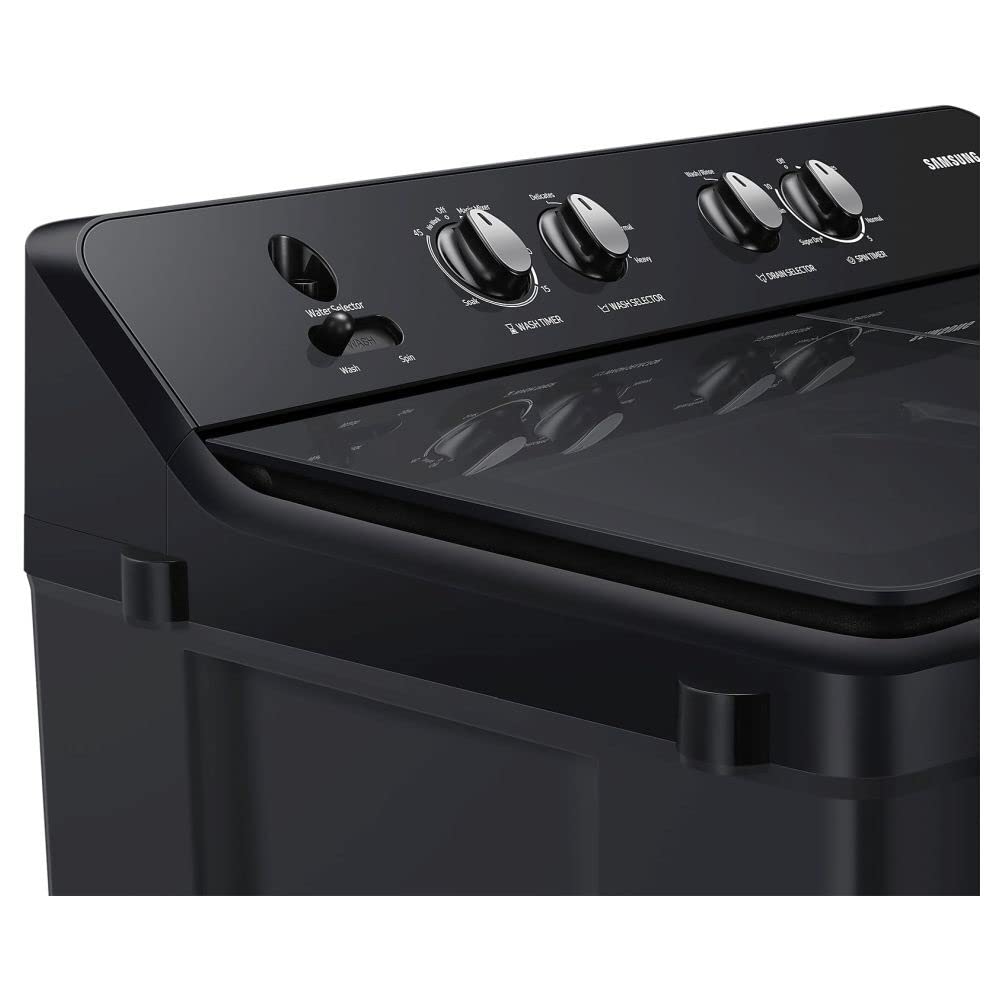 Samsung 8 5 Star Semi-Automatic Top Load Washing Machine Appliance (WT80B3560GB/TL,DARK GRAY) 