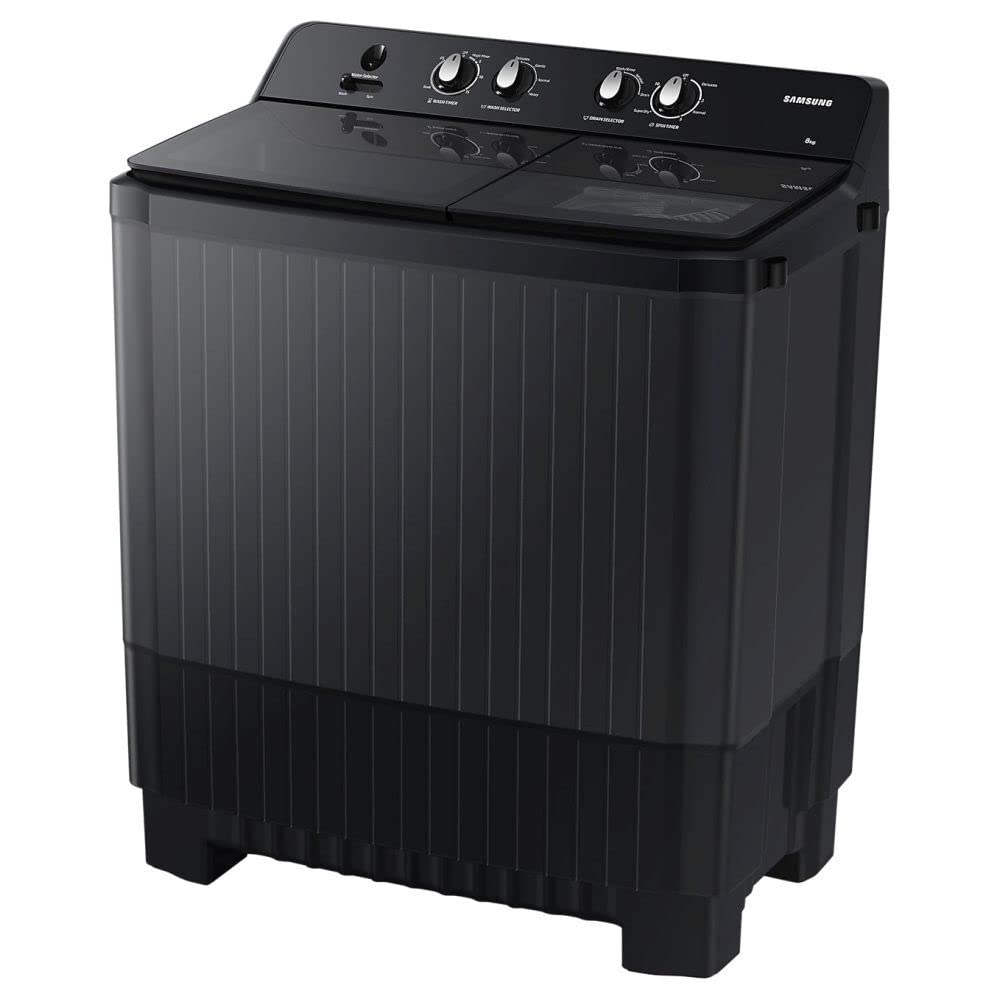 Samsung 8 5 Star Semi-Automatic Top Load Washing Machine Appliance (WT80B3560GB/TL,DARK GRAY) 