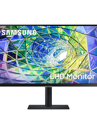 Samsung 8 Series 68.4 cm (27 inch) 4K UHD (3840x2160) Computer Monitor, IPS Panel, USB-C, HDR10 (1 Billion Colors), Height Adjustable Stand, Energy Star, Intelligent Eye Care LS27A800UJWXXL (Black) 
