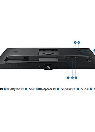 Samsung 8 Series 68.4 cm (27 inch) 4K UHD (3840x2160) Computer Monitor, IPS Panel, USB-C, HDR10 (1 Billion Colors), Height Adjustable Stand, Energy Star, Intelligent Eye Care LS27A800UJWXXL (Black) 