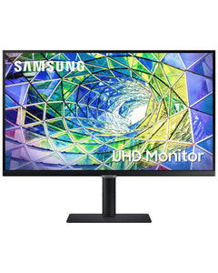 Samsung 8 Series 68.4 cm (27 inch) 4K UHD (3840x2160) Computer Monitor, IPS Panel, USB-C, HDR10 (1 Billion Colors), Height Adjustable Stand, Energy Star, Intelligent Eye Care LS27A800UJWXXL (Black) 