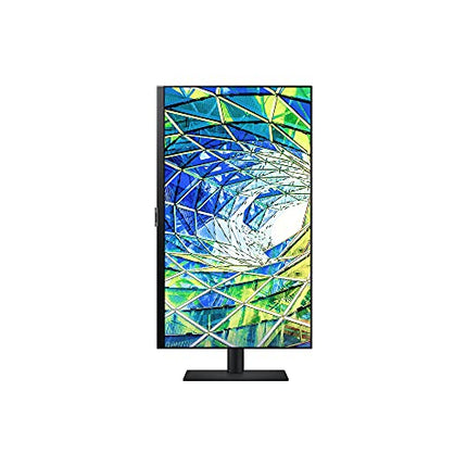 Samsung 8 Series 68.4 cm (27 inch) 4K UHD (3840x2160) Computer Monitor, IPS Panel, USB-C, HDR10 (1 Billion Colors), Height Adjustable Stand, Energy Star, Intelligent Eye Care LS27A800UJWXXL (Black) 