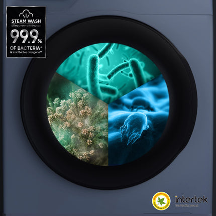 Samsung 8 kg, 5 Star, Digital Inverter Motor, Fully-Automatic Front Load Washing Machine Appliance (WW80T4040CX1TL, Hygiene Steam, Inox) 