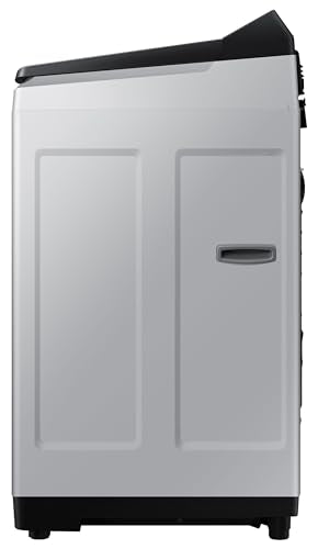 Samsung 8 kg, 5 star, Eco Bubble Tech, Digital Inverter Motor, Soft Closing Door, Fully-Automatic Top Load Washing Machine (WA80BG4441BGTL, Light Gray) 