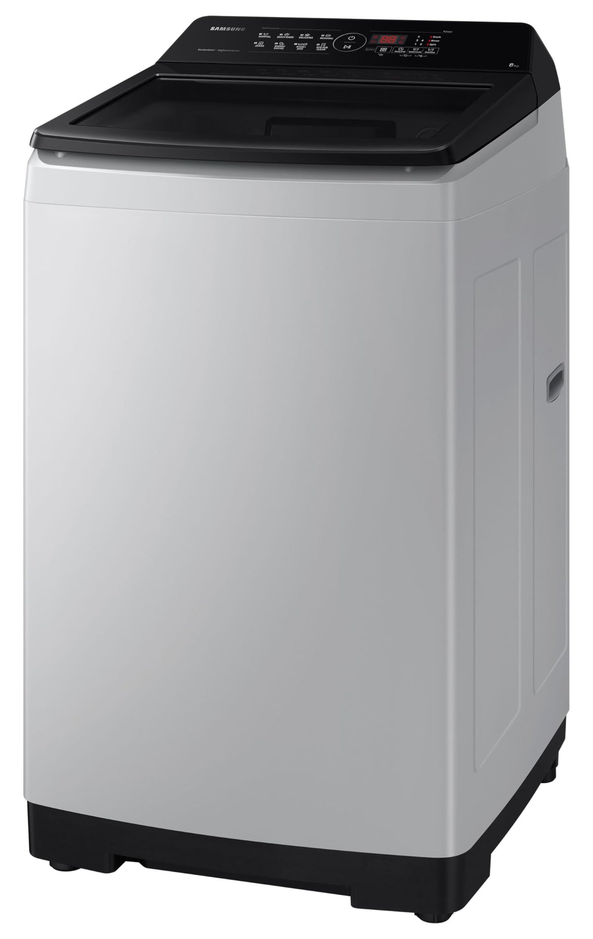 Samsung 8 kg, 5 star, Eco Bubble Tech, Digital Inverter Motor, Soft Closing Door, Fully-Automatic Top Load Washing Machine (WA80BG4441BGTL, Light Gray) 